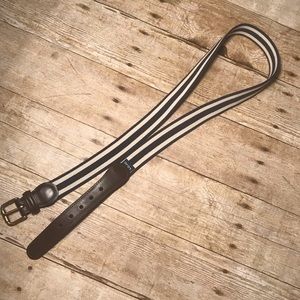 Men’s Ralph Lauren Polo belt 38 navy striped